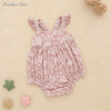 Support Customization Ins Baby Girls Suspenders Style Bamboo Cotton Sleeveless Best Summer Romper From Factory