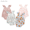 Support Customization Ins Baby Girls Suspenders Style Bamboo Cotton Sleeveless Best Summer Romper From Factory