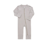 Classic Solid Color Design Suspender Bamboo Cotton Long Sleeve Lovely Baby Rompers Autumn Infants Body Suit Zipper Jumpsuits